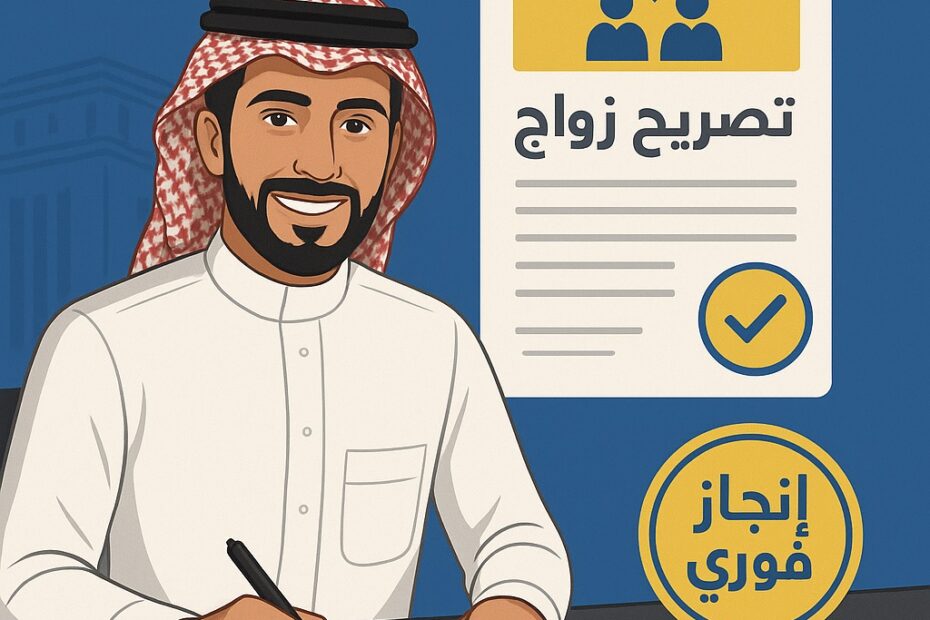 مكتب استخراج تصريح زواج